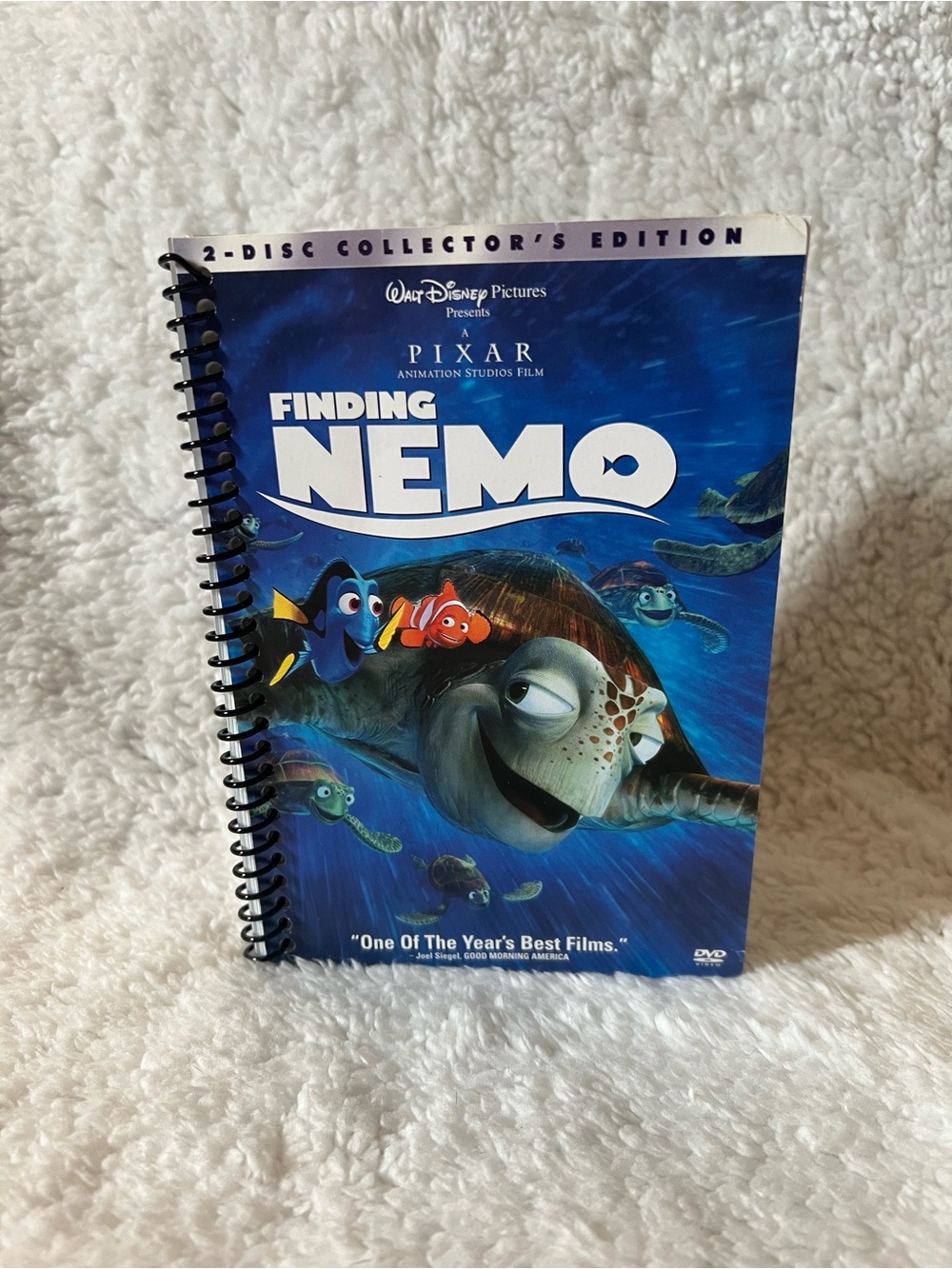 Finding Nemo Handmade Notebook | Upcycled Disney Pixar DVD Cover Journal